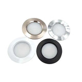 3W Indoor LED Mini Spotlights 12V 24V Ultra Thin Recessed Ceiling Panel Light IP42 Caravan Boat Kitchen Vehicle Camper Downlight