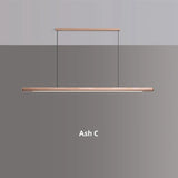 Modern Copper Circular Corner Design Pendant Lights Restaurant Office Dining Room Nordic Style Black Walnut LED Pendant Lamps