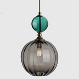 Modern stained glass chandelier Restaurant bar bedside creative bedroom personality model room Pendant lamp home decor Light