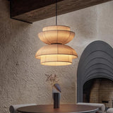 Creative Noguchi Lamp Japanese Pendant Lights Vintage Fabric Lantern Wabi Sabi Lights For Living Room Home Dining Room Lighting