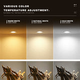 IP65 Waterproof LED Spot Light 5W 7W 9W 12W 15W Round/Square Ceiling Recessed Spot Bathroom Spot Light 3000K/4000K/6000K