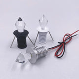 12V Mini Recessed LED Star Light Spotlight (2-Pack, 1W Dimmable, 13mm Cutout) - Micro Ceiling & Stair Accent Lighting for Starry Sky & Hall Decor