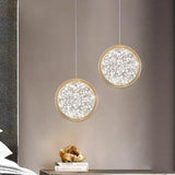 Light Luxury Art Pendant Lamp High-end Atmosphere LED Lights for Bedroom Bedside Lamps Creative Entrance Living Room Decoration