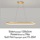 Modern LED Pendant Light Minimalism Line Lamp For Living Room Dining Room Bedroom Hanging Chandelier Home Decoration Lighting