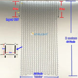 DC12V Addressable RGB LED Pebble Matrix Grid Screen (1m x 2m, 800 Pixels) - Flexible Intelligent Seed Light Display