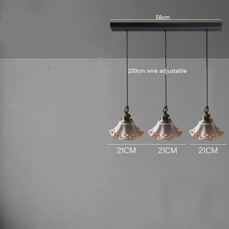 Modern Simple Ceramic LED Pendant Lamp Home Indoor Decors Lighting Bedroom Restaurant Dinning Living Room Lights Hang lamp