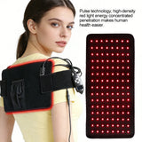 Red Light Infrared Therapy Belt 120pcs LED Devices for Body Back Knee Hands Relief 660nm 850nm Heat Pad Abdominal Fitness Belt