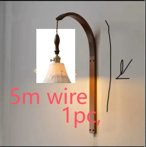 2025 New Style Nordic Modern LED Pendant Lights Fixtures 8W Bedroom Dinning Living Room Smoky Glass Beside Lamp Hanglamp