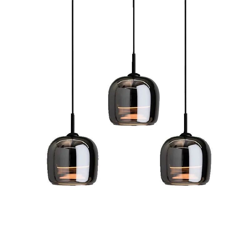 Modern Creative Glass Pendant Light - Nordic Hanging Chandelier for Bedroom Bedside, Dining Room & Restaurant