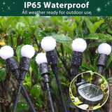 8pcs Outdoor Lights Solar Lawn Lamp Garden Lamp LED Wind-driven Firefly Ground Plug Lamp for Garden Lawn Landscape Holiday Light