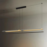 Nordic Minimalist Modern Metal LED Long Pendant Light for Living Room Dining Room Indoor Home Decoration Lighting Fixtures