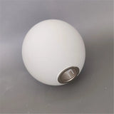 White Glass Lamp Shade for G9 Bulb, Frosted 2cm Fitter Opening  Accessory Glass Fixture Replacement Globe or Lampshade