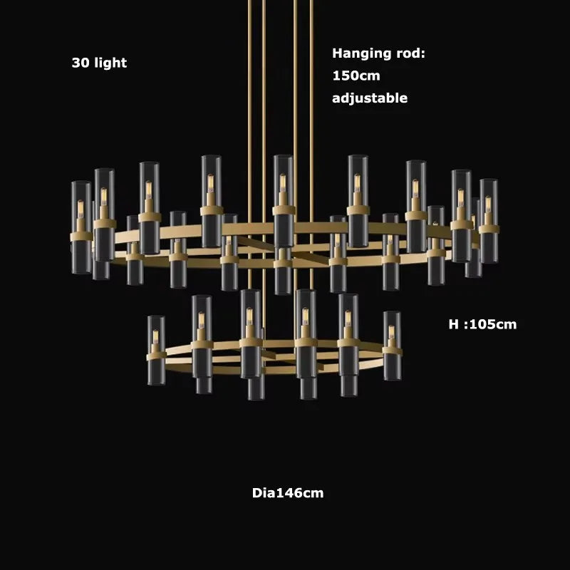 2026 Trendy Matt White Glass Black Brass Silver E14 Chandelier Hanging Lamps Lustre Suspension Luminaire Lampen For Living Room