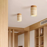 Travertine Stone LED Ceiling Lamp Aisle Corridor Light Fixture For Living Room Dining Room Bedroom Decor Chandelier Ceiling Lamp