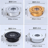 3W LED Mini Ceiling Spotlight - Recessed AC85-265V Micro Downlight