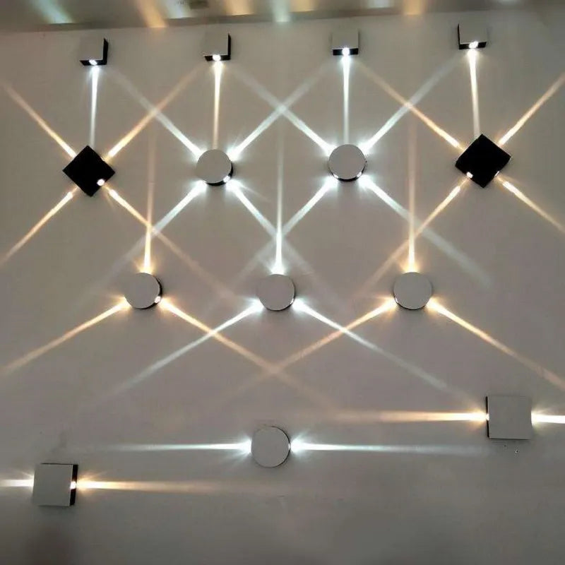 Modern minimalist creative LED square wall lamp wash wall bar KTV background wall decoration beam lamp