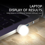 USB Plug Lamp Computer Mobile Power Rechargeable Lamp Book Light LED Eye Protection Reading Light Small Light Night Light
