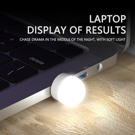 USB Plug Lamp Computer Mobile Power Rechargeable Lamp Book Light LED Eye Protection Reading Light Small Light Night Light