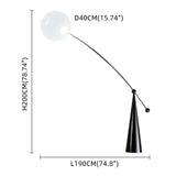 2023 Nordic Modern Creative Simple Fishing Floor Lamp Living Room Bedroom Study Hotel Lobby Art Decoration LED Remote Floor Lamp