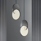 Modern Mirror Round Ring Lamp Led Pendant Lights Bedside Table Dining Kitchen Fixture Home Decoration Accessories Indoor Light