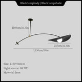 Design Mobile Long Arm Hanging Lamp Creative  Lighting Industrial Chandelier Living Dining Room Kitchen Island Home Light