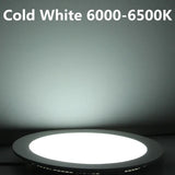 300MM Ultra thin design 24W LED ceiling recessed grid downlight / round panel light 300mm 1pc