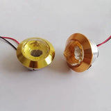 4pcs Mini LED Crystal Spotlights - Diamond Shape 3W Cabinet & Jewelry Light