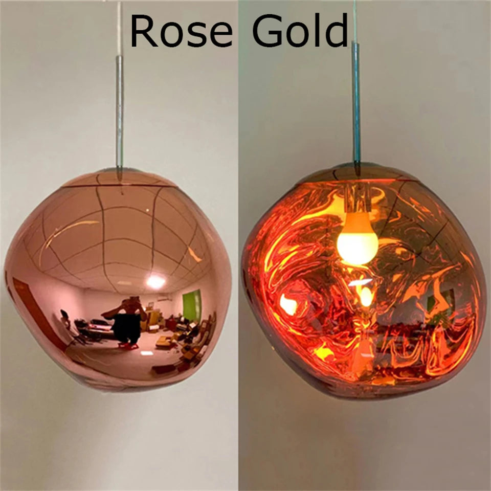 E27 Simple Pendant Lamp Indoor Restaurant Living Room Bedside Loft Chandelier Decoration Acrylic Atmosphere Light Fixture