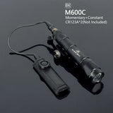 Tactical M600 / M300 LED Scout Light with Dual Pressure Switch for 20mm Rail
