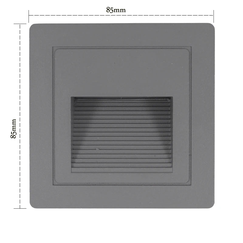 Outdoor Led Stair&Step Light 3W Waterproof Recessed Wall Corner Lamp For Home Landscape Pathway Stairway Garden Yard Footlight