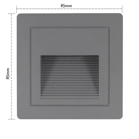 Outdoor Led Stair&Step Light 3W Waterproof Recessed Wall Corner Lamp For Home Landscape Pathway Stairway Garden Yard Footlight