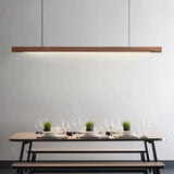 Walnut Color LED Chandelier Dining Room, Kitchen, Island Hanging Lights, Restaurant, Office ,Coffee ,Home Lighting Ash Wooden