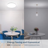 Bathroom Light Waterproof Led Ceiling Lights 18W 30W 40W Round Led Ceiling Lamp For Kitchen Living Room Balcony Toilet 110V 220V