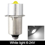 P13.5S E10 BA9S 3W 5W LED Upgrade Bulbs - 6500K White Maglite Flashlight Replacement