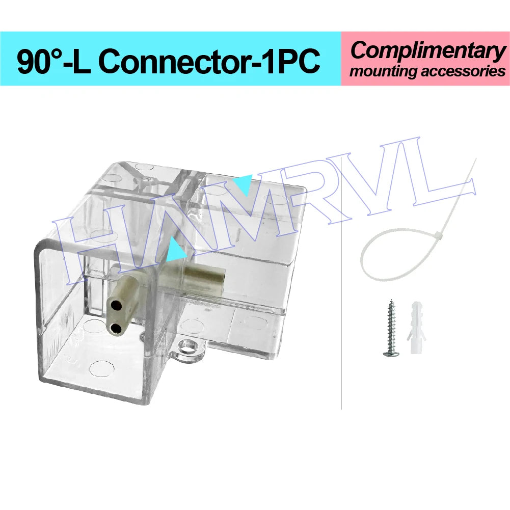 DIY Hexagon Garage LED Tube Accessories & Connector Set (110-240V) - Suspension Wire Cable Kit for Honeycomb Workshop & Barber Shop Lighting