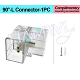 DIY Hexagon Garage LED Tube Accessories & Connector Set (110-240V) - Suspension Wire Cable Kit for Honeycomb Workshop & Barber Shop Lighting