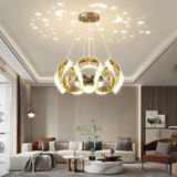 2026 New Nordic Starry Sky LED Chandelier - Creative Pendant Lamp for Living Room