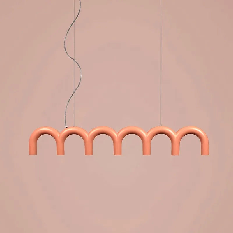 Round arched Modern LED Ceiling Suspension chandelier light ,Restaurant, Bedroom, Living room home decoration,lustre Pendant