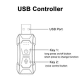 Invisible RGB Car Interior Ambient Light Strip - USB Fiber Optic APP Control Lamp