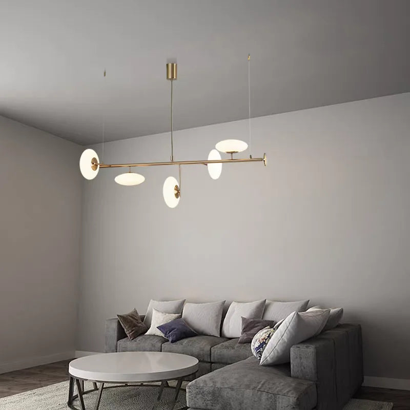 European Creative Minimalist White Glass LED Floor Lamp,Vertical Multi-head Metal Frame Bedside Living Dining Home Decoration