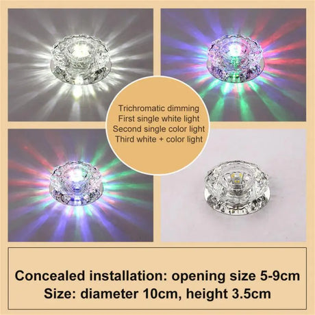 Modern Led Downlight Recessed Spot Led Ceiling Lamp Surface Mounted Colorful Spot Light For Living Room Corridor Bar KTV Party