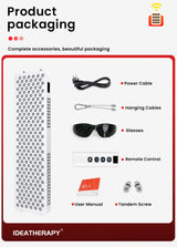 Red Light Therapy LED Physical Therapy Full Body 480,590,630,660, 670, 810, 830, 850,1060 Red Infrared Light Therapy Panel With Mobile Stand