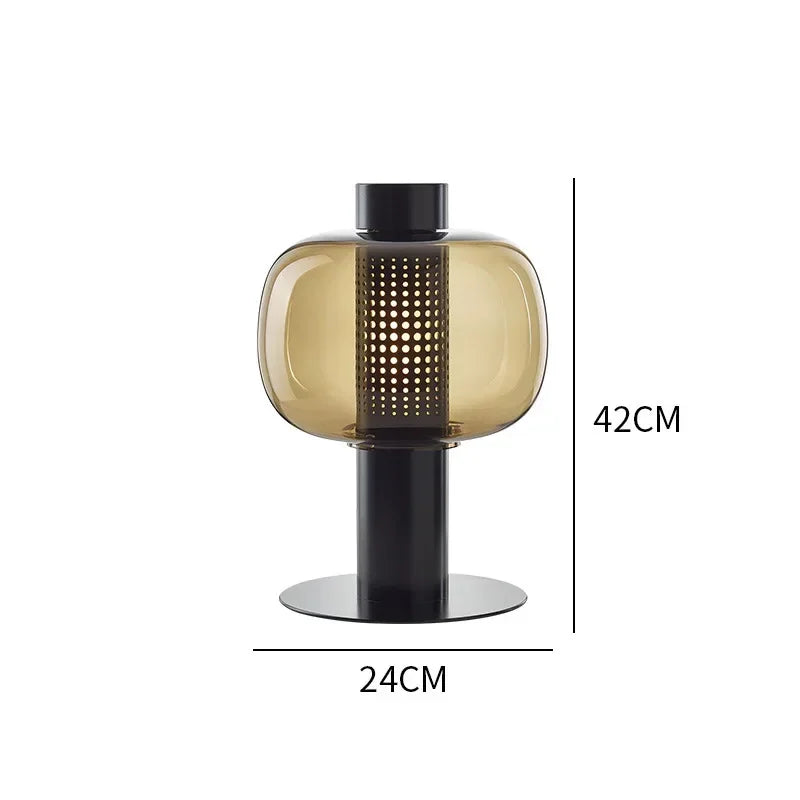 2026 Italy Designer Bonbori Brokis Table Lamps Modern Glass Desk Light For Living Room Bedside Bedroom