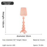 Italian Kartell living room floor lamp designer,artistic decoration,hollowed out internet famous ornament,ins style bedroom lamp
