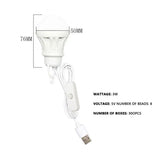 USB LED Lights Portable Lantern Camping Lights Book Light Reading Light Emergency Night Light Fishing Lamp Indoor Outdoor Lights