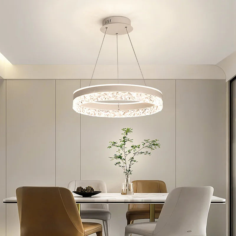 Modern Minimalist Restaurant Chandelier Nordic Luxury Living Room LED Ceiling Lamps Home Decor Designer Bedroom Hanging Lights