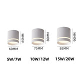 Dimmable Cylinder LED Downlights 12W 20W COB LED Ceiling Spot Lights AC220V Background Lamps Indoor Lighting Colorful Room Luz