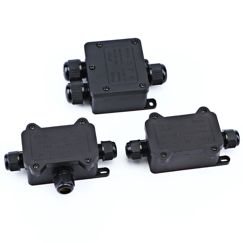 IP68 Waterproof Submersible Junction Box - Weatherproof Outdoor Cable Connector & Electrical Box for Underwater & Garden Use