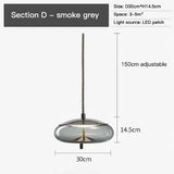 Modern Hemp Rope Glass Pendant Light Luminaire Rope Hanging Lamp Designer Cafe Bar Fixtures Drop Ship Knot Home Decor Chandelier