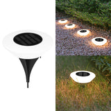 14 LED Solar Ground Lights - Waterproof Outdoor Disk Lights for Garden & Pathway